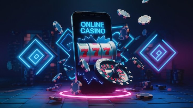 Berbagai jenis permainan Live Casino seperti roulette, blackjack, dan poker dalam platform sport77